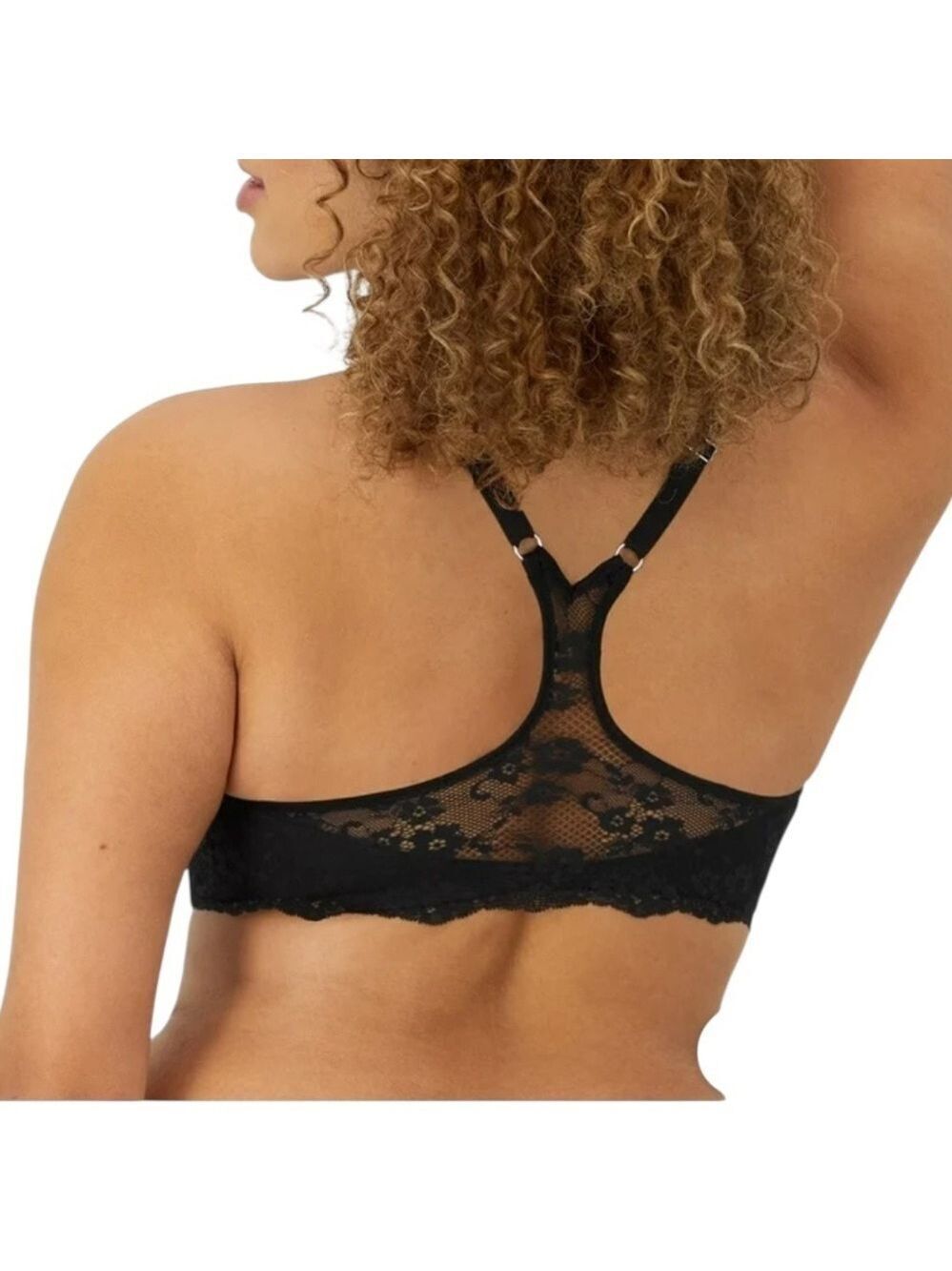 NWT Maidenform T-Shirt One Fab Fit Lace T-Back Front Closure Underwire 38DD